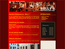Tablet Screenshot of ins-billys.com